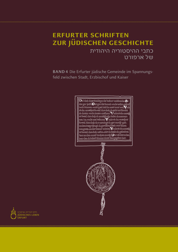 Titel Band 4 „Erfurter Schriften für Jüdische Geschichte“ Bucheinband