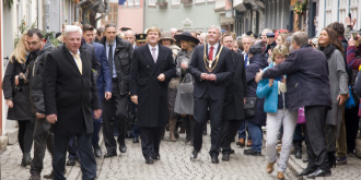 Hartelijk welkom – herzlich willkommen: Das niederländische Königspaar zu Besuch in Erfurt
