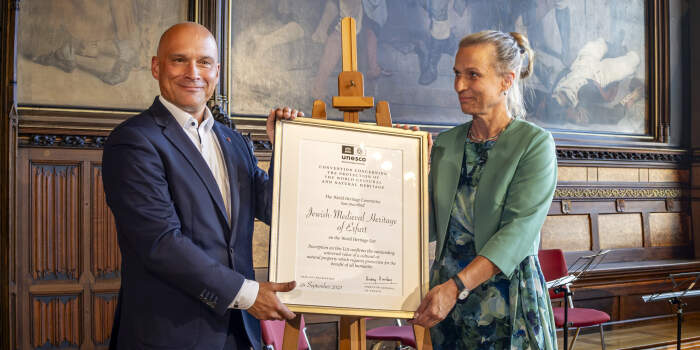 : Jüdisch-Mittelalterliches Unesco-Welterbe – Urkundenübergabe und Altstadt-Fest