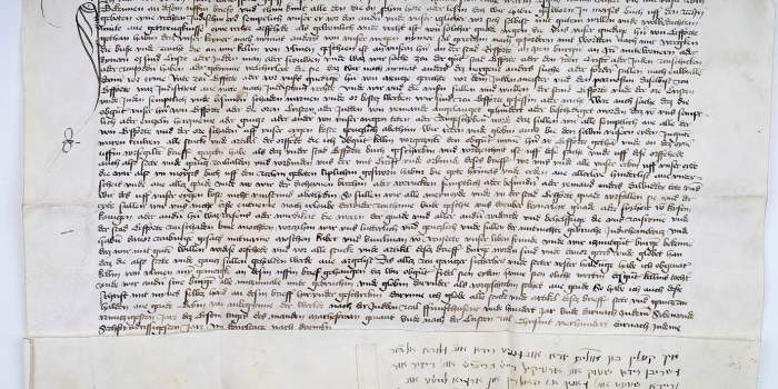 Vortrag in der Alten Synagoge: Hebräische Notizen und Rückvermerke an Urkunden aus Erfurt und anderen Städten des mittelalterlichen Reichsgebietes