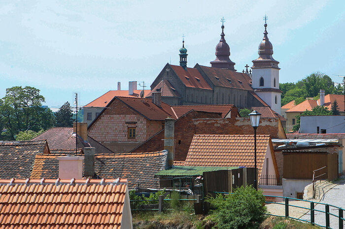 Ansicht des Jüdischen Viertels in Třebíč