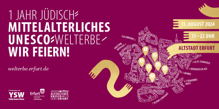 Interner Verweis: Erfurt feiert ein Jahr Welterbe-Titel