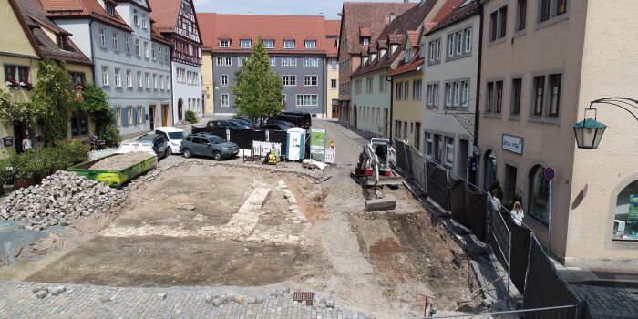 Interner Verweis: Verlorenes Erbe wieder aufgedeckt –  bodendenkmalpflegerische Maßnahmen im Bereich der mittelalterlichen Synagoge und des ersten jüdischen Viertels in Rothenburg ob der Tauber