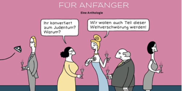 Interner Verweis: #Antisemitismus für Anfänger – Sonderausstellung mit Cartoons und satirischen Texten