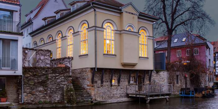 Schülerinnen und Schüler präsentieren Audioguides für das jüdische Quartier